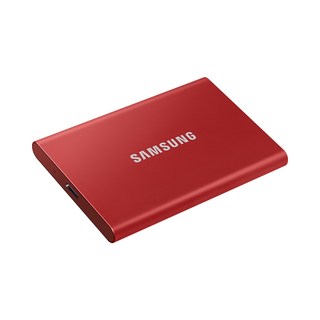 SAMSUNG 三星 T7 500GB Type-C USB 3.2 Gen 2 外接式ssd固態硬碟, 金屬紅