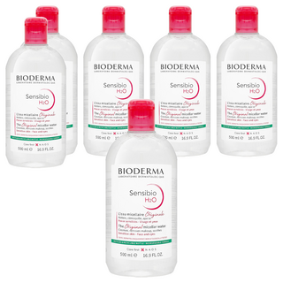 BIODERMA H2O高效潔膚液 粉瓶, 500ml, 6瓶