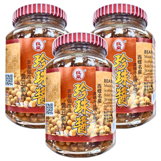 良泉 珍珠醬 非基因改造黃豆製作 台灣製造, 400g, 3罐
