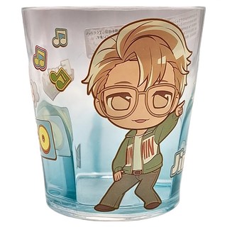 Skater BTS透明壓克力漱口杯 280ml, JIMIN, 1個
