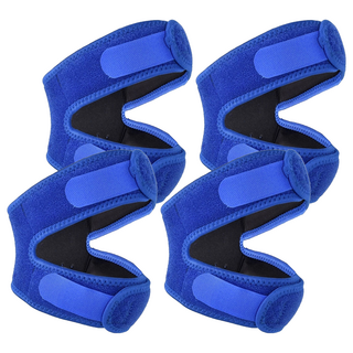 AD ROCKET 雙邊加壓膝蓋減壓墊 內置矽膠 雙重調節加壓綁帶, 41 x 13cm, 4個