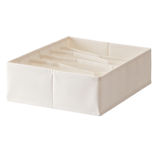 懶角落 敞口收納盒 帶隔板 大號6格 Set, 帶隔板大號6格, 1個
