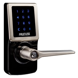 FAULTLESS 加安牌 電子鎖 水平鎖 密碼/鑰匙 原廠保固, TL505P, 1個