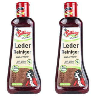 Poliboy 德淨 皮革清潔劑，溫和清潔，德國製造, 200ml, 2瓶
