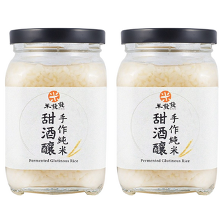 米發發 手作純米甜酒釀, 溫潤滋補, 可直接食用, 可調製冷飲或料理, 300g, 2罐