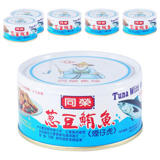 同榮 蔥豆鮪魚 煙仔虎 185g, 6罐