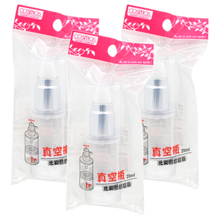 台灣 COSMOS 真空瓶 #21 20ml, 透明色, 3個