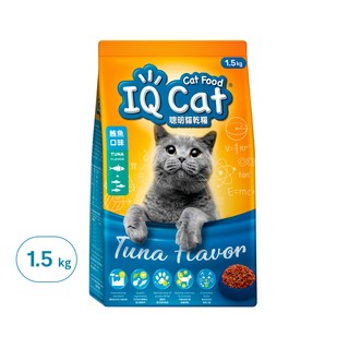 IQ Cat 聰明貓 成貓用 乾糧, 鮪魚口味, 1.5kg, 1袋