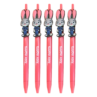 Disney 迪士尼 原子筆 0.38, 粉色, 5支