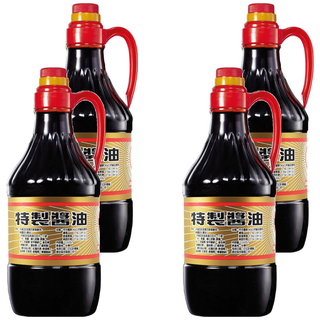KIMLAN 金蘭 特製醬油, 味道自然甘醇料理沾醬的首選, 1.5L, 4瓶
