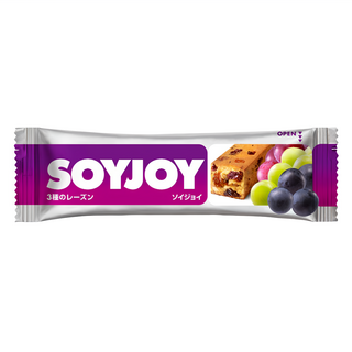 SOYJOY 大豆水果營養棒 葡萄口味 12條入 x 4盒, 健康營養 方便攜帶, 30g