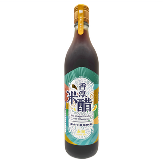 永禎 香淳米醋 精品料理醋, 含小麥草，600ml 台灣製造, 1瓶