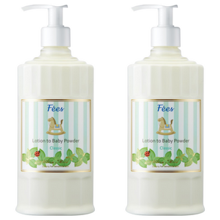 Fees BEBE 嬰兒爽身乳液 經典香, 300ml, 2瓶