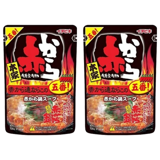 ICHIBIKI 日本特辣赤紅火鍋湯底 720g，日本產, 2個