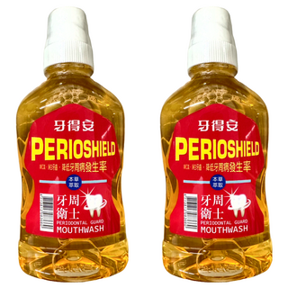 牙得安 牙周衛士漱口水 本草萃取 700ml 口腔清潔, 2瓶