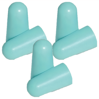 MACK'S 美國泡棉耳塞 湖藍色 柔軟舒適 有效降低噪音, 1組, 3副