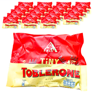 TOBLERONE 瑞士三角迷你牛奶巧克力分享包, 200g, 20包