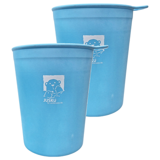 JUSKU 佳斯捷 四季風收納桶/垃圾桶, 藍色, 2個