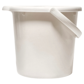 GINII 基尼 質感加厚手提水桶 3L, 象牙白, 1個