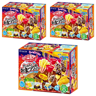 Kracie 葵緹亞 知育菓子 DIY 祭典小吃小達人, 3盒