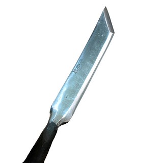 雙中鐵 原住民鐵管柄山刀 七寸彈簧鋼手工鍛造 (不含鞘), 1個, Silver (blade)