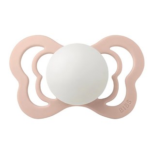 BIBS Couture拇指型矽膠奶嘴 食品級矽膠製成 夜光, 6-18m, 1個