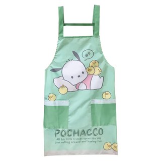 Sanrio 三麗鷗 帕恰狗圍裙, 78x72cm 聚酯纖維, 慵懶時光 綠色, 1件