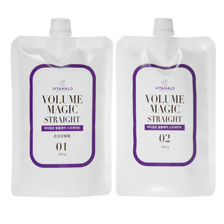 VITAHALO Volume Magic Straight 魔法直髮護髮膜, 200g, 2包