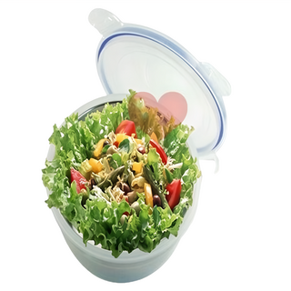 皇家 內層不銹鋼碗, 透明 + 銀色, 1個