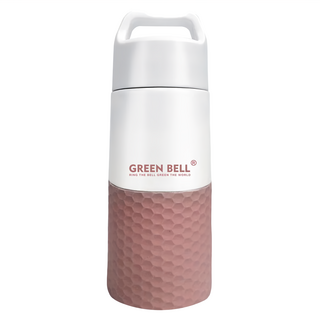Green Bell 綠貝 316真空陶瓷保溫杯, 360ml, 珊瑚粉, 1個