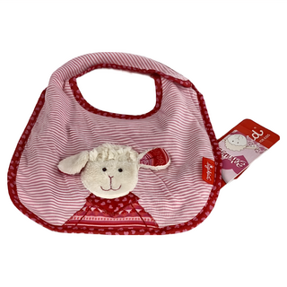 Kid2Youth 大將作 嬰兒用餐圍兜 甜心羊, 粉色, 1件, 1件