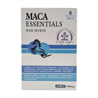 輝宇生醫 精胺酸戰馬瑪卡活力膠囊, 500mg, 60顆, 1盒