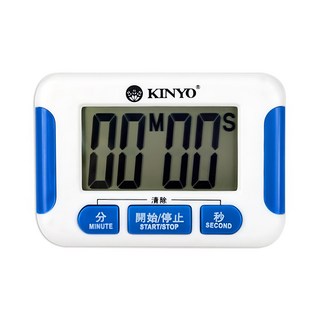 Kinyo 電子式正倒數計時器, 白色, 1個