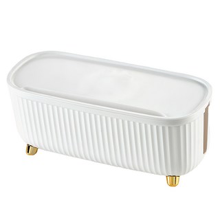 Mega 輕奢華小清新電線收納盒 ABS材質 35x15x14公分, 輕奢白, 1個
