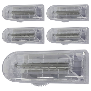 Fullicon 護立康 多顆切藥器, PS塑料材質, TPR熱塑性塑膠, 不鏽鋼刀片, 尺寸10.8 x 3.5 x 3.7cm, 5個