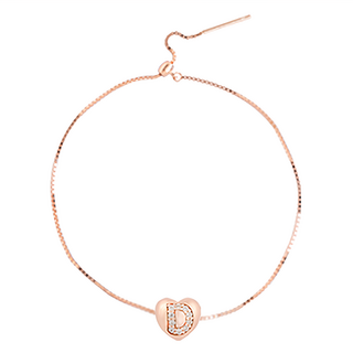 RADIANT STAR 璀璨之星 心意關鍵詞愛心字母點鑽串珠項鍊手鍊 SL849 925純銀