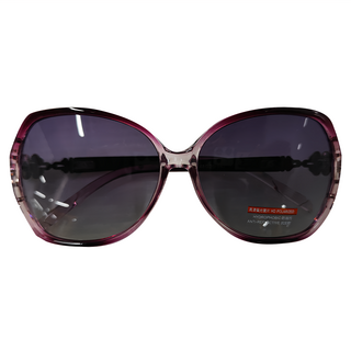 Megasol UV400 偏光韓系偶像女主墨鏡, 大框顯瘦, 配戴舒適, 145 x 135mm, 紫色