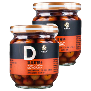 JOYSPRING 喜樂之泉 野生甘樹子 無農藥檢驗 無調味料、酵母抽出物、防腐劑、色素, 190g, 2罐