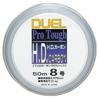 DUEL H.D. CARBON FUKASE MAX 釣魚線 碳纖線 子線 前導線 50m, H3318, 1個