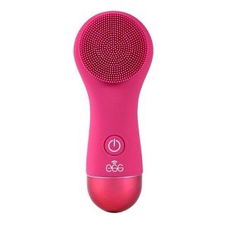 ABEAUTY EGG 多功能洗臉機 - USB Type, 三段清潔模式, 三段按摩模式, 醫療級親膚矽膠, EU201-H, 時尚粉紅