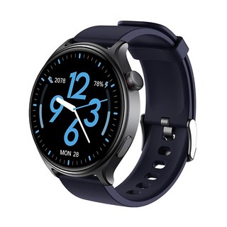 MIVSEN 智慧手錶 運動手錶100種 活體辨識 心率監測手環 旗艦大螢幕 GTR2, 藍色, 3.7cm, 藍牙