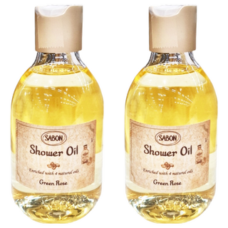SABON 綠玫瑰沐浴油, 300ml, 2瓶