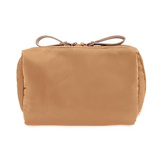 iSFun 輕便手拿 旅行收納口紅化妝包 卡其色, 1個