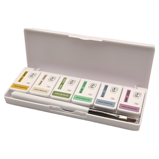 香色 LADIES 固態眼影膠6色組, 09, 5g, 1組