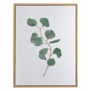 花草生活 檸檬尤加利 木框裝飾畫, 59.4 x 42cm, 木色, 1個