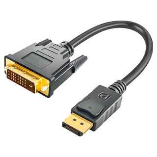 Neon 台灣霓虹 DP公轉DVI公轉換器, 1080P高清, 24K鍍金接口, 線長14.5cm, 1個