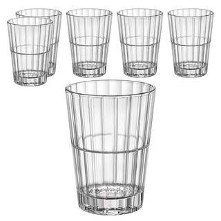 Bormioli Rocco 牛津可疊式強化烈酒杯 透明色 38ml, 6個