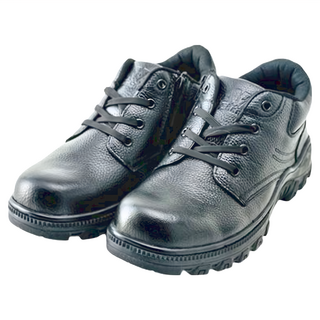 悍馬 高級頭層牛皮橡膠鞋底安全鞋 通過CNS20345認證 男款防水耐磨工作鞋, 294mm, 黑色, 1雙