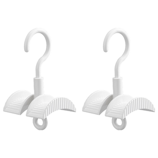 SP SAUCE 360度旋轉掛勾 包包專用, 2個, 白色