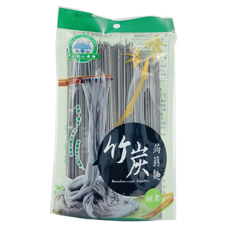 大雪山農場 竹炭蒟蒻麵, 250g, 4包